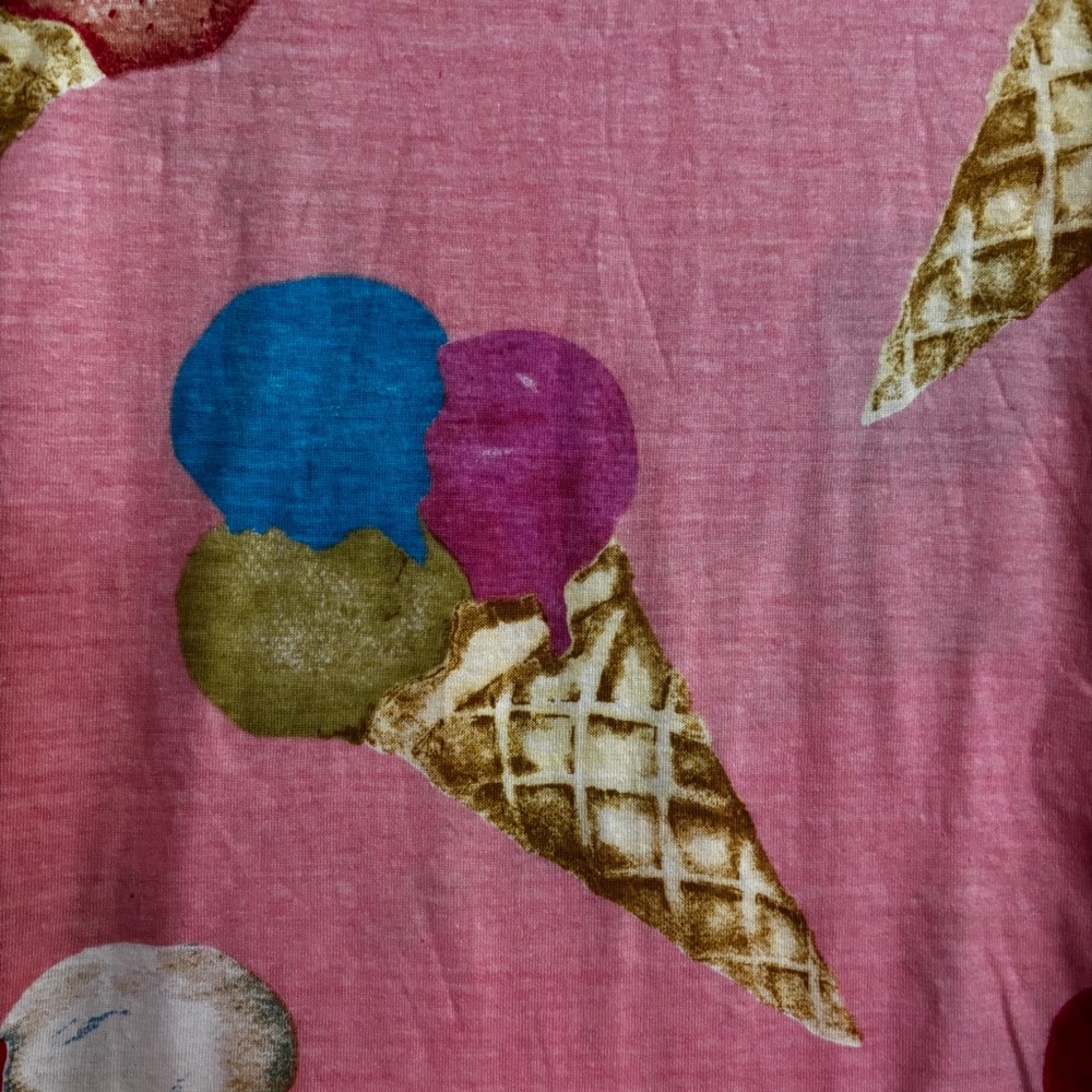 ELLIOTT UK Pink Ice Cream Cone Graphic T-Shirt - Picture 4 of 4